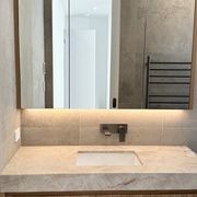 Bianca Wall Basin/Bath Mixer 187mm | Gun Metal gallery detail image