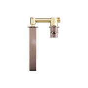 Bianca Basin/Bath Mixer Back Plate 230mm | Brushed Bronze gallery detail image