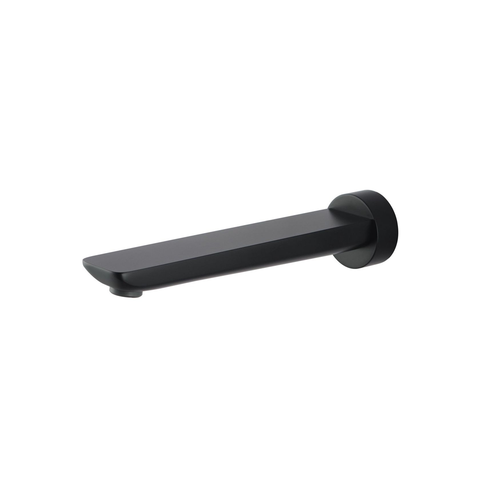 Rushy Wall Spout Matte Black gallery detail image