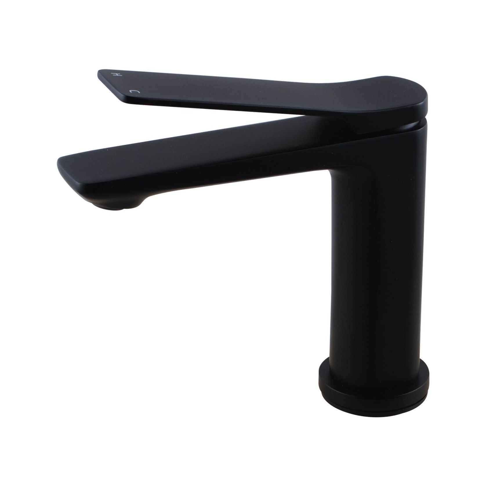 Rushy Basin Mixer Matte Black gallery detail image