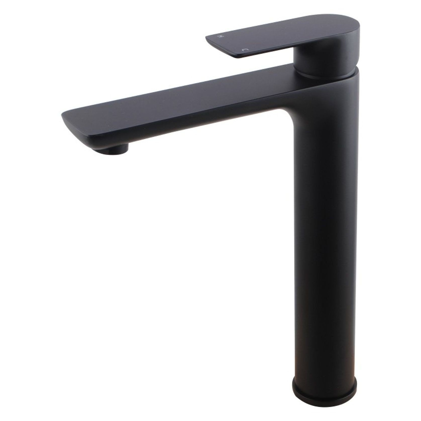 Vog Tall Basin Mixer Matte Black gallery detail image