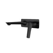 AU Wall Mixer with Spout Matte Black gallery detail image
