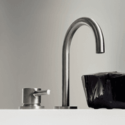 Pan S 2 Tap Hole Extended Height Goose Neck Basin Mixer gallery detail image