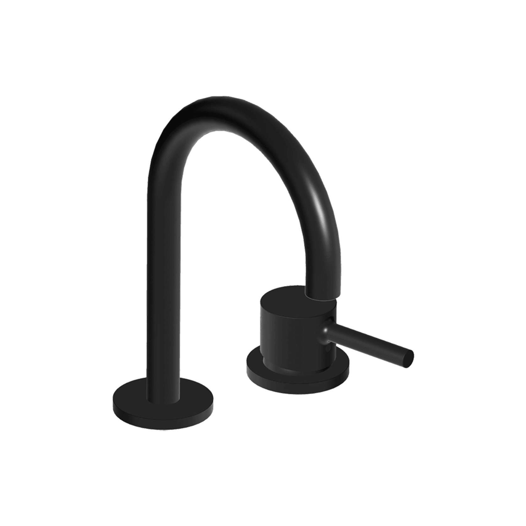 Pan S 2 Tap Hole Goose Neck Basin Mixer gallery detail image