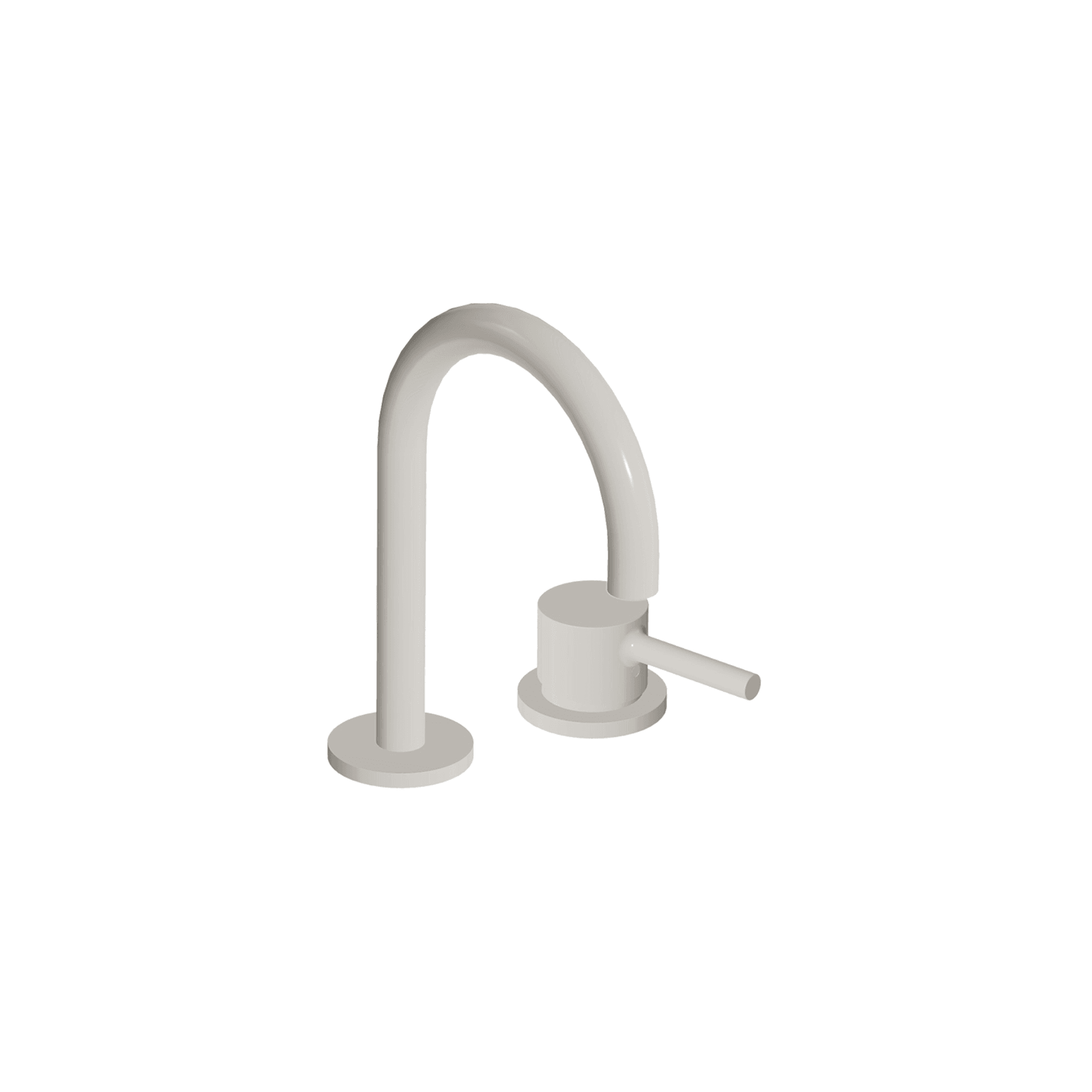 Pan S 2th Goose Neck Basin Mixer gallery detail image