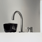 Pan S 2 Tap Hole Goose Neck Basin Mixer gallery detail image