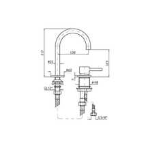 Pan S 2th Goose Neck Basin Mixer gallery detail image