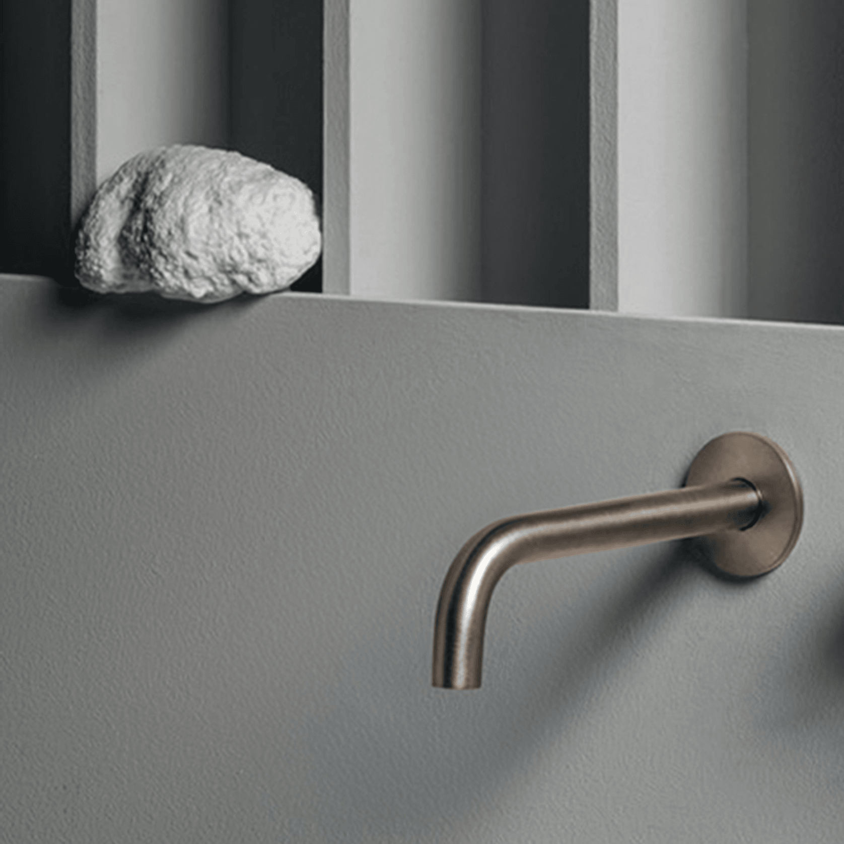 Pan Wall Mounted Basin Mixer 175MM gallery detail image