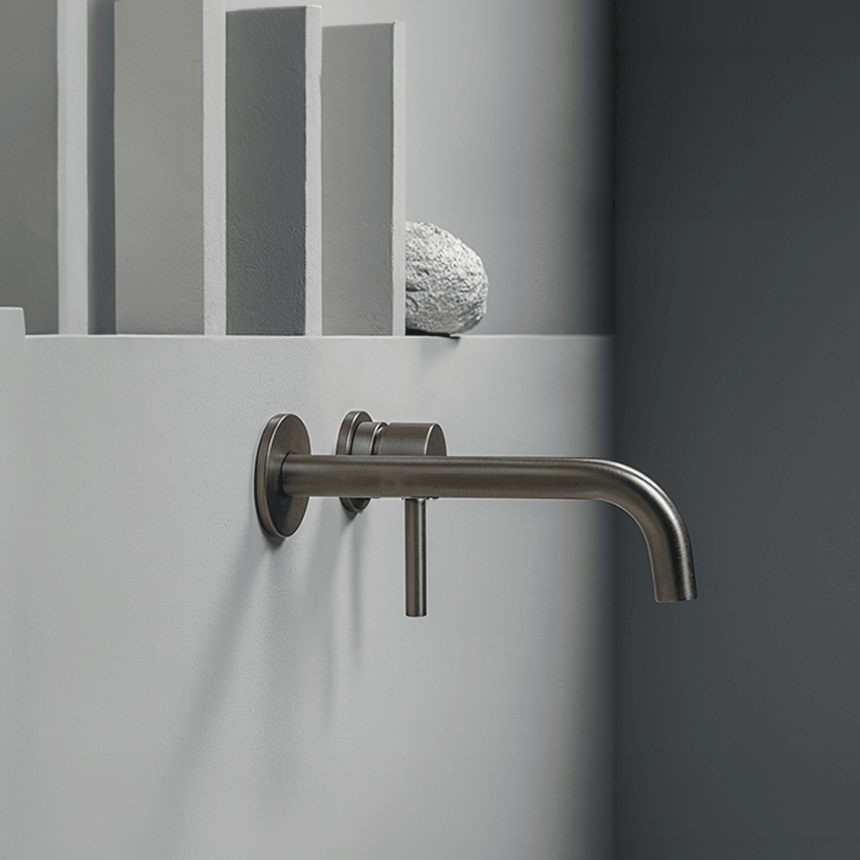 Pan Wall Mounted Basin Mixer 175MM gallery detail image