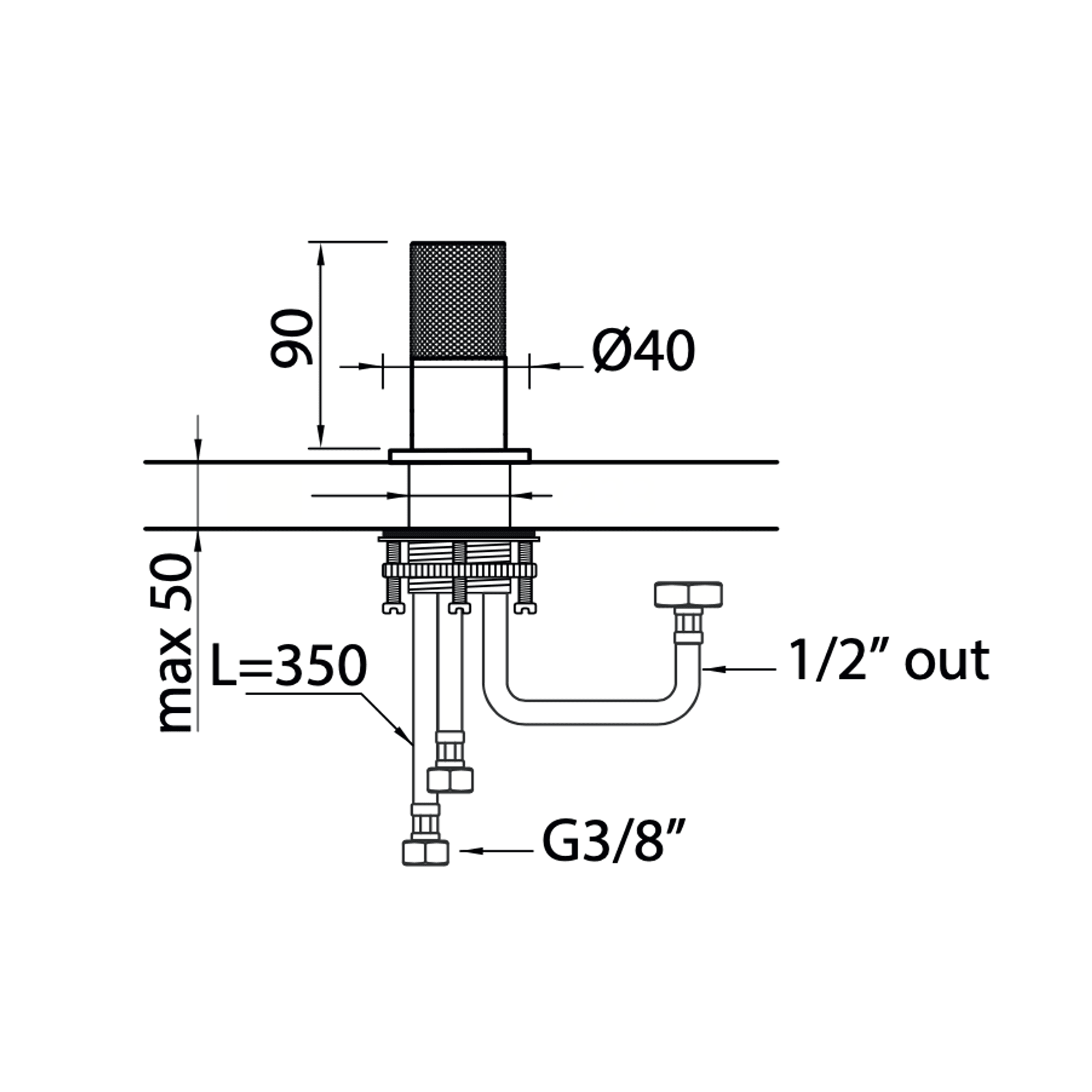 Antonio Frattini R239 Control & R2B1 Tap Set gallery detail image