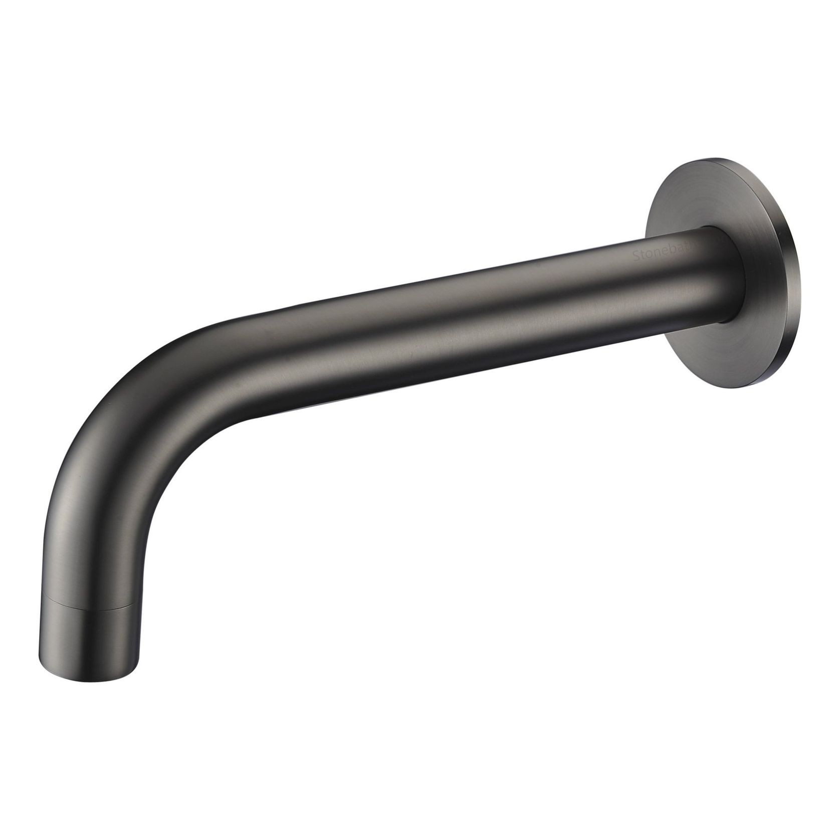 Bath & Basin Spout - SPOUT17 Brushed Gunmetal gallery detail image