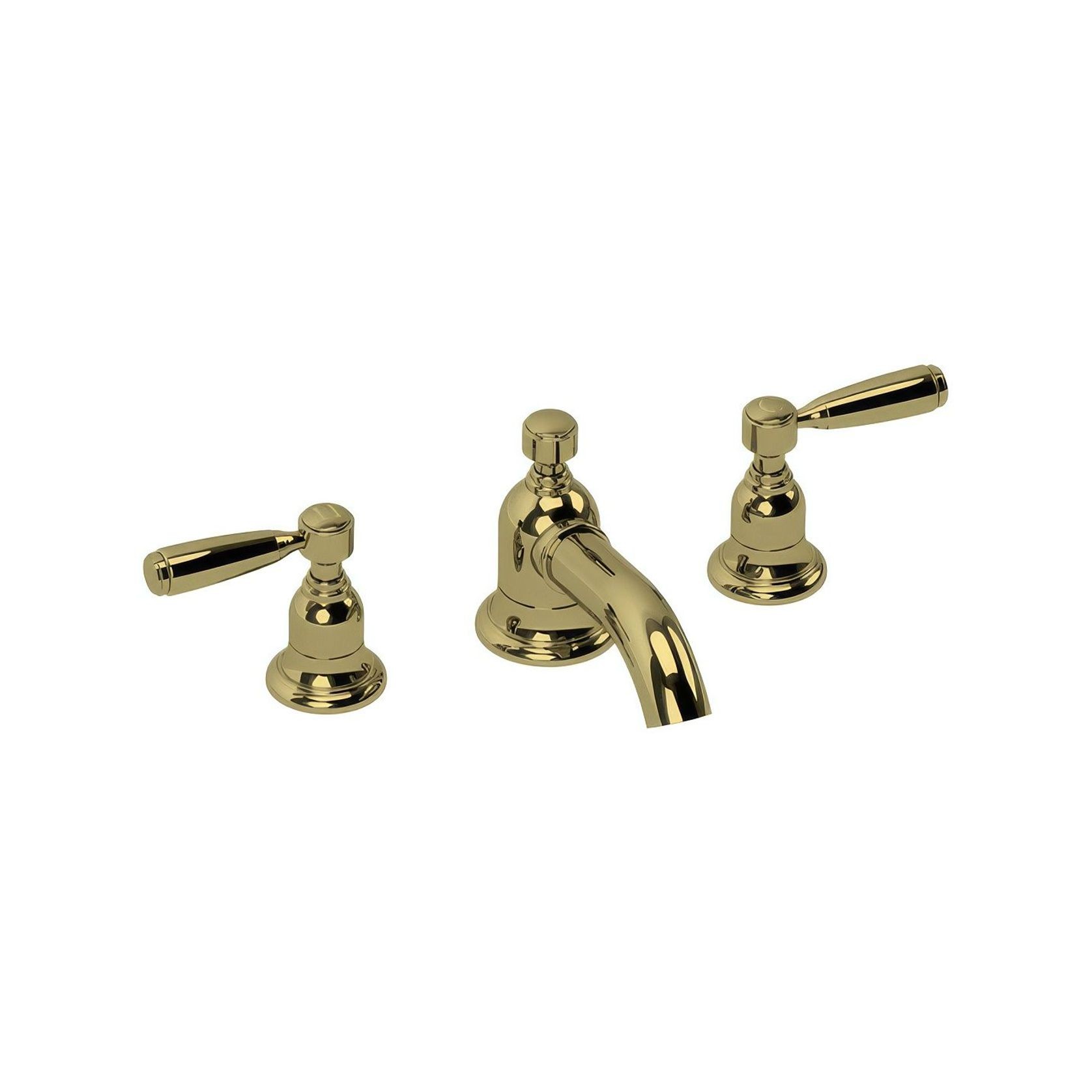 Fairfield - Metal lever basin tap with low spout gallery detail image