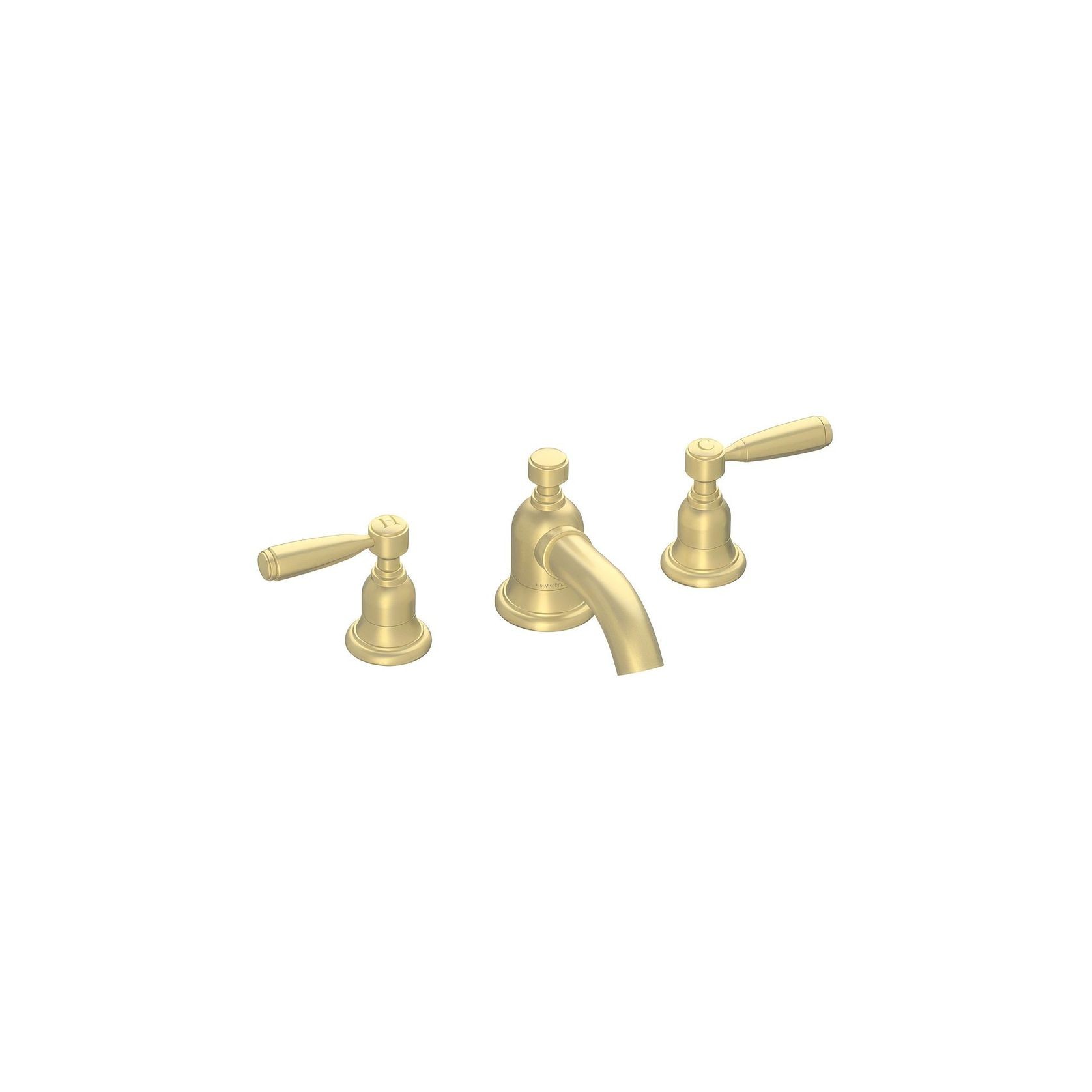 Fairfield - Metal lever basin tap with low spout gallery detail image