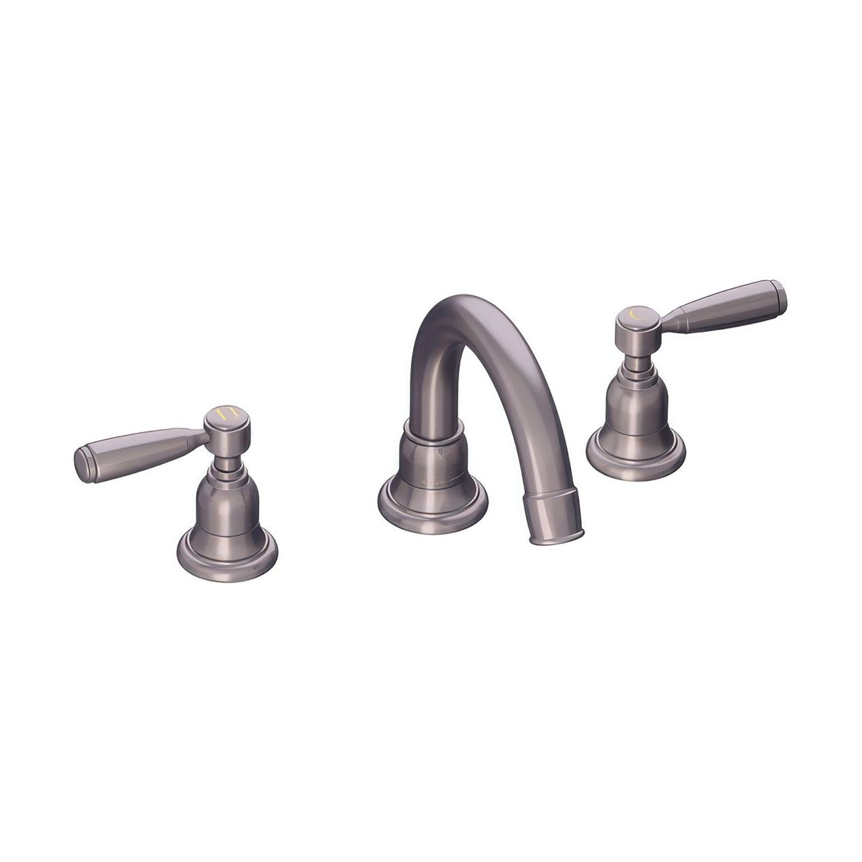 Fairfield - Metal lever basin tap with high spout gallery detail image