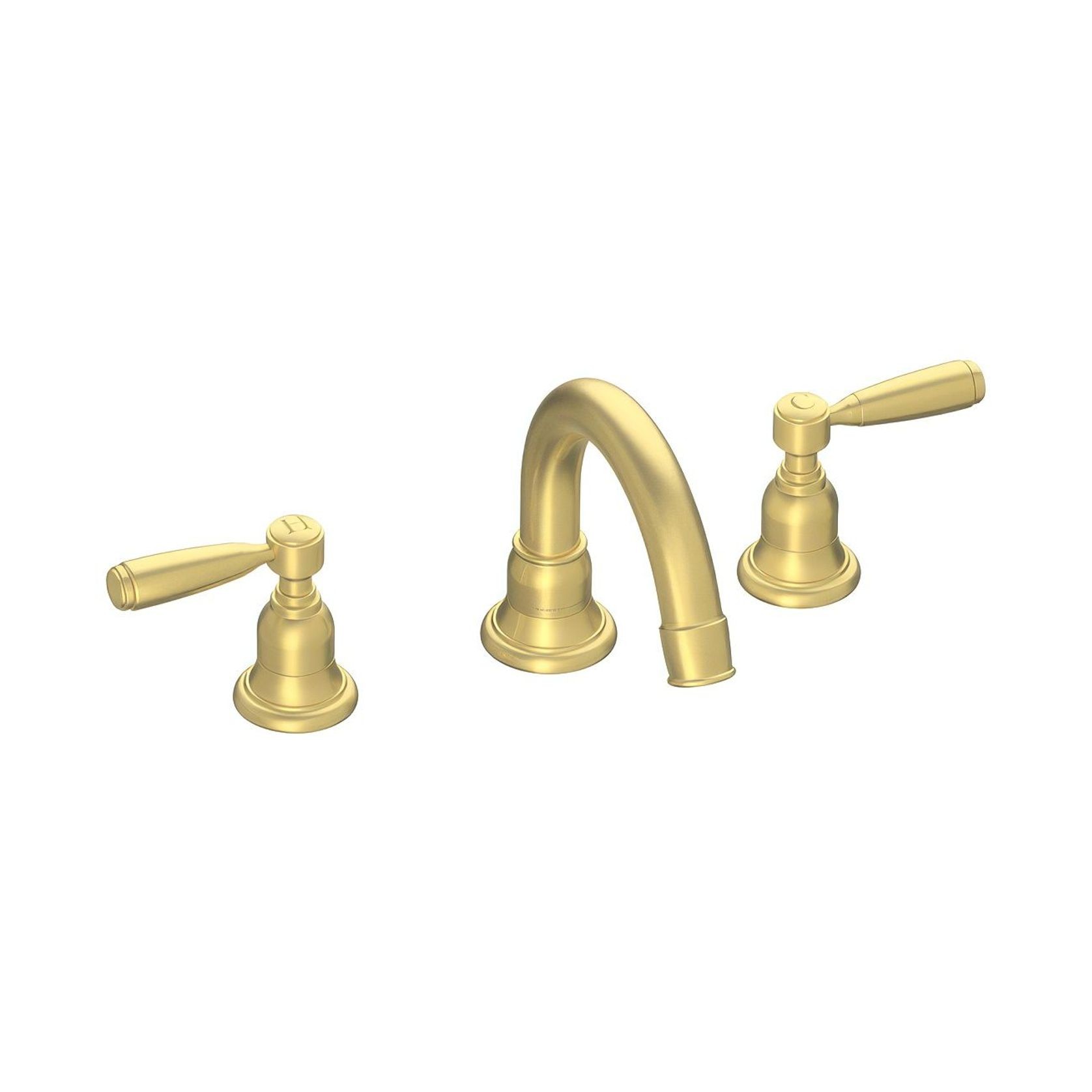 Fairfield - Metal lever basin tap with high spout gallery detail image