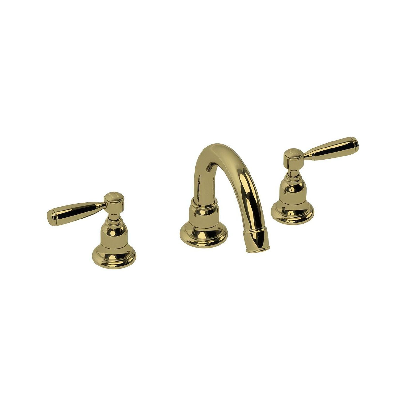 Fairfield - Metal lever basin tap with high spout gallery detail image