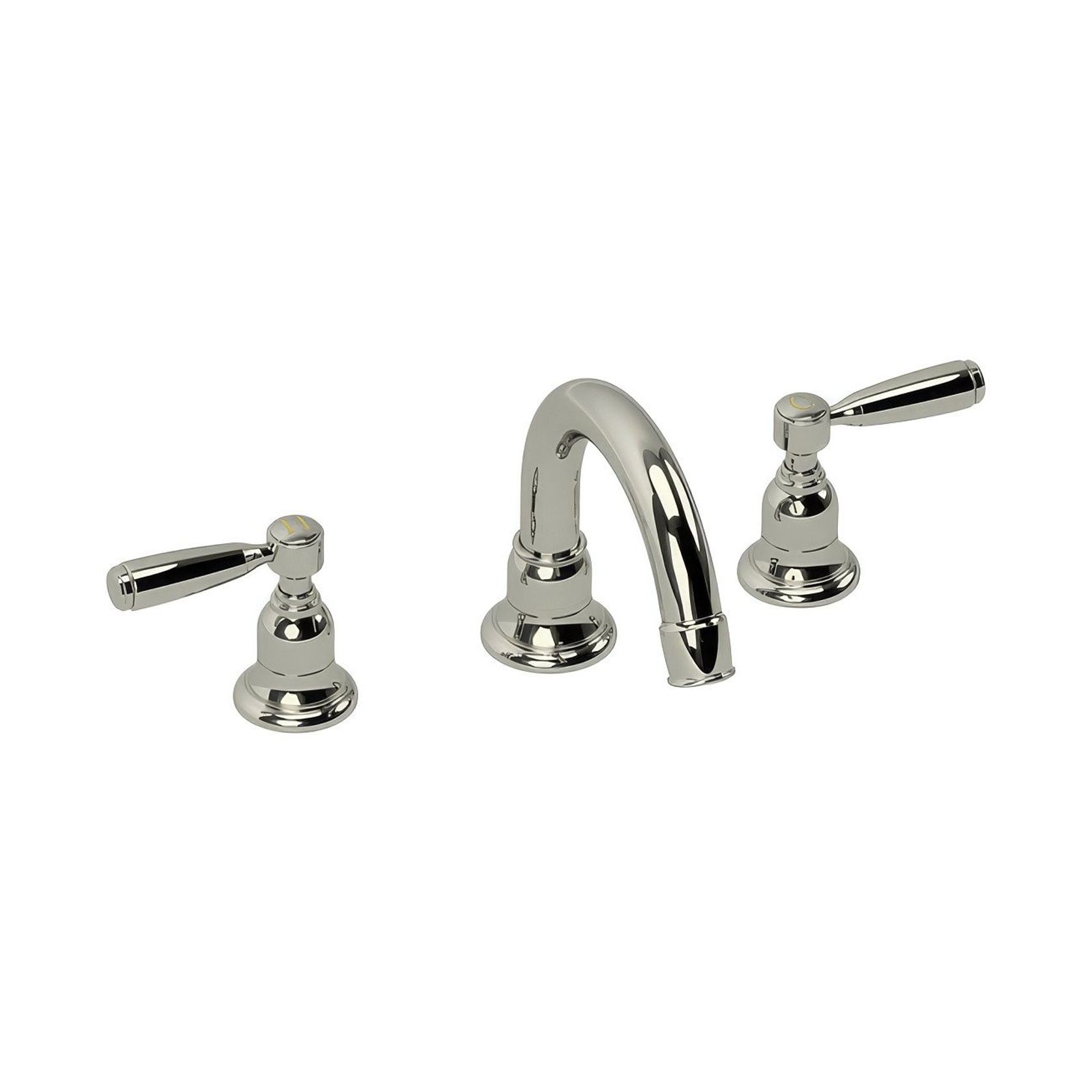 Fairfield - Metal lever basin tap with high spout gallery detail image