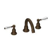 Fairfield - Crystal lever basin tap with high spout gallery detail image