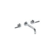 Industrial Wall Mounted Basin Tap with Levers gallery detail image