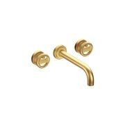 Lathe - Wall mounted basin tap with wheel handles gallery detail image