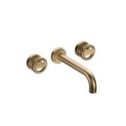 Lathe - Wall mounted basin tap with wheel handles gallery detail image