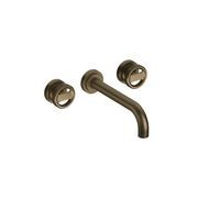 Lathe - Wall mounted basin tap with wheel handles gallery detail image