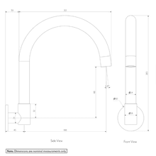 Gooseneck Wall-Mounted Swivel Spout gallery detail image