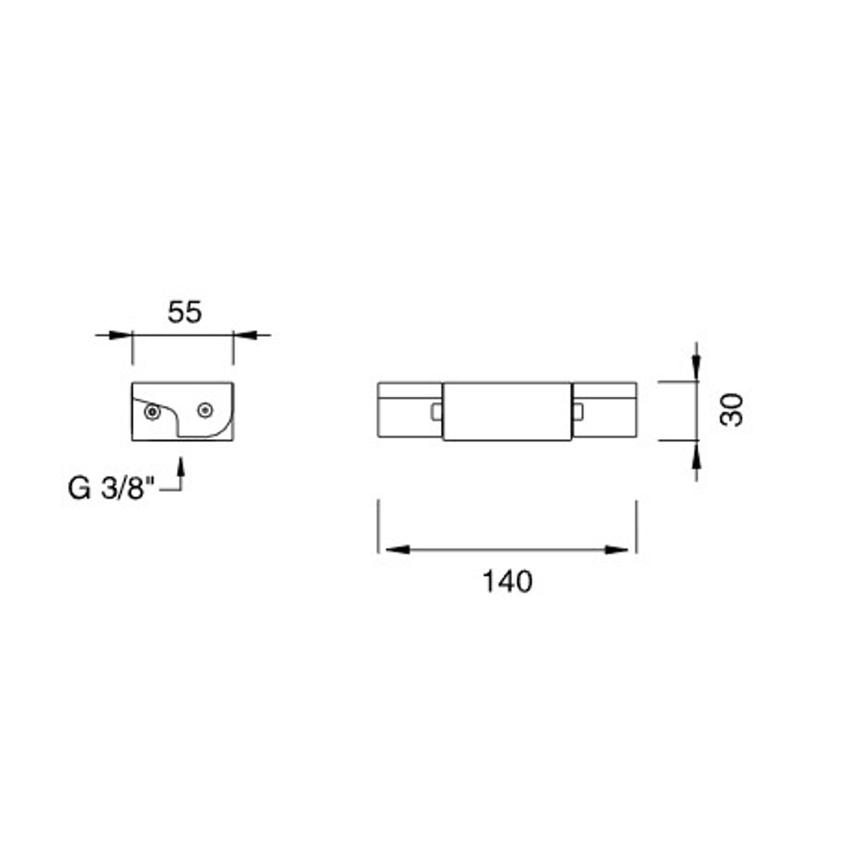 NEUTRA Deck Mounted Dual Handle Mixer by CEA gallery detail image