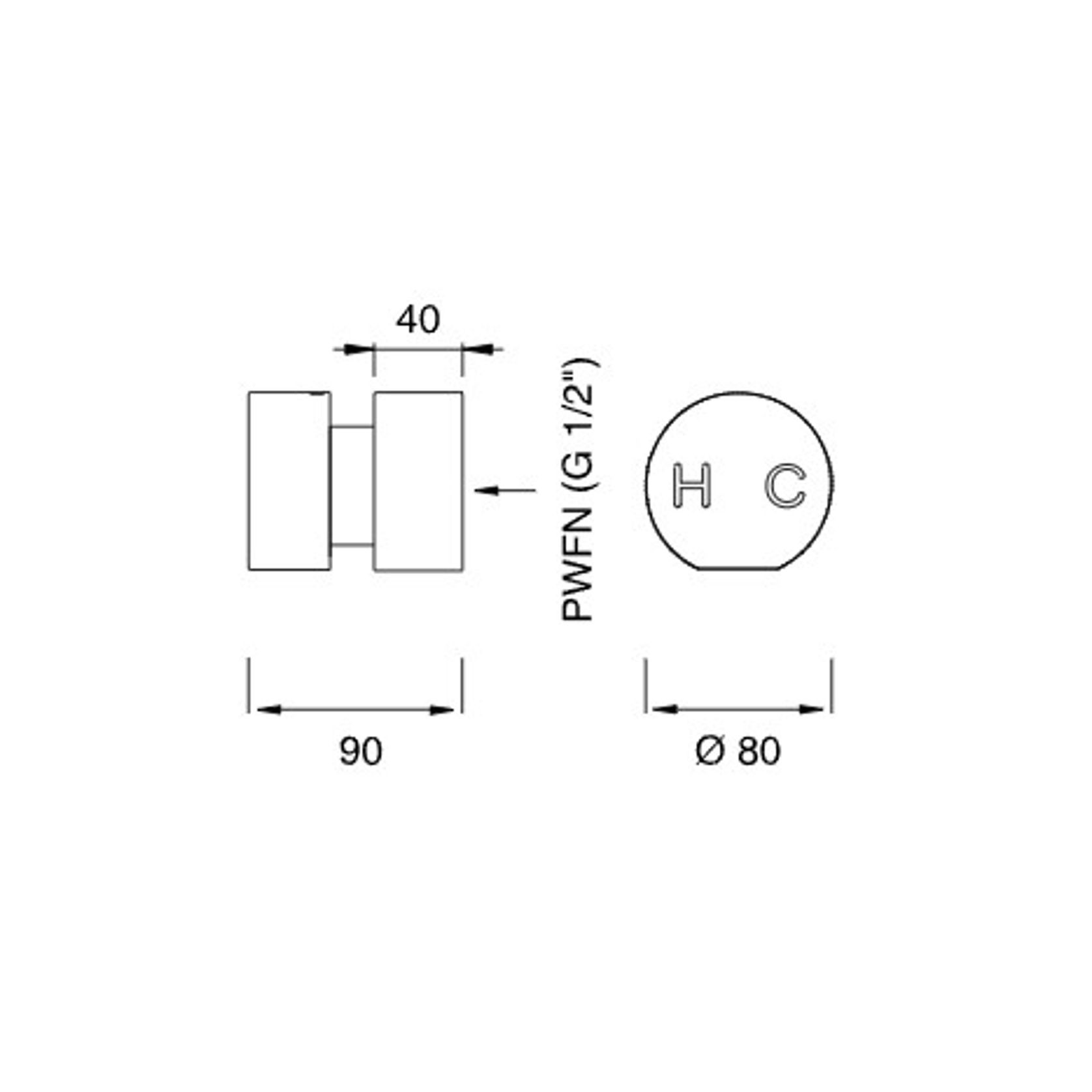 NEUTRA Wall Mounted Thermostatic Mixer by CEA gallery detail image