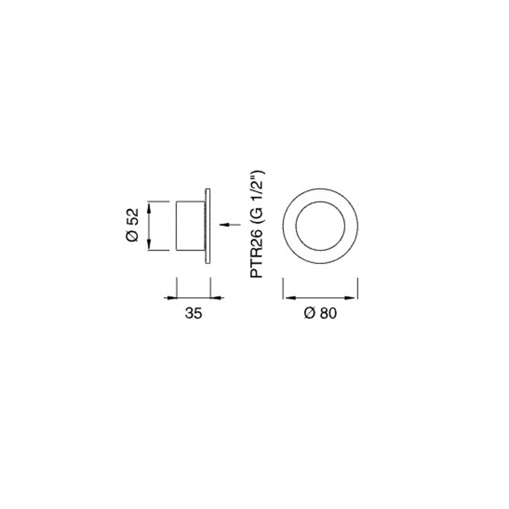 FLAG Wall Mounted Thermostatic Mixer by CEA gallery detail image