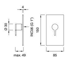 INNOVO Shut Off Valve With Flush Valve by CEA gallery detail image