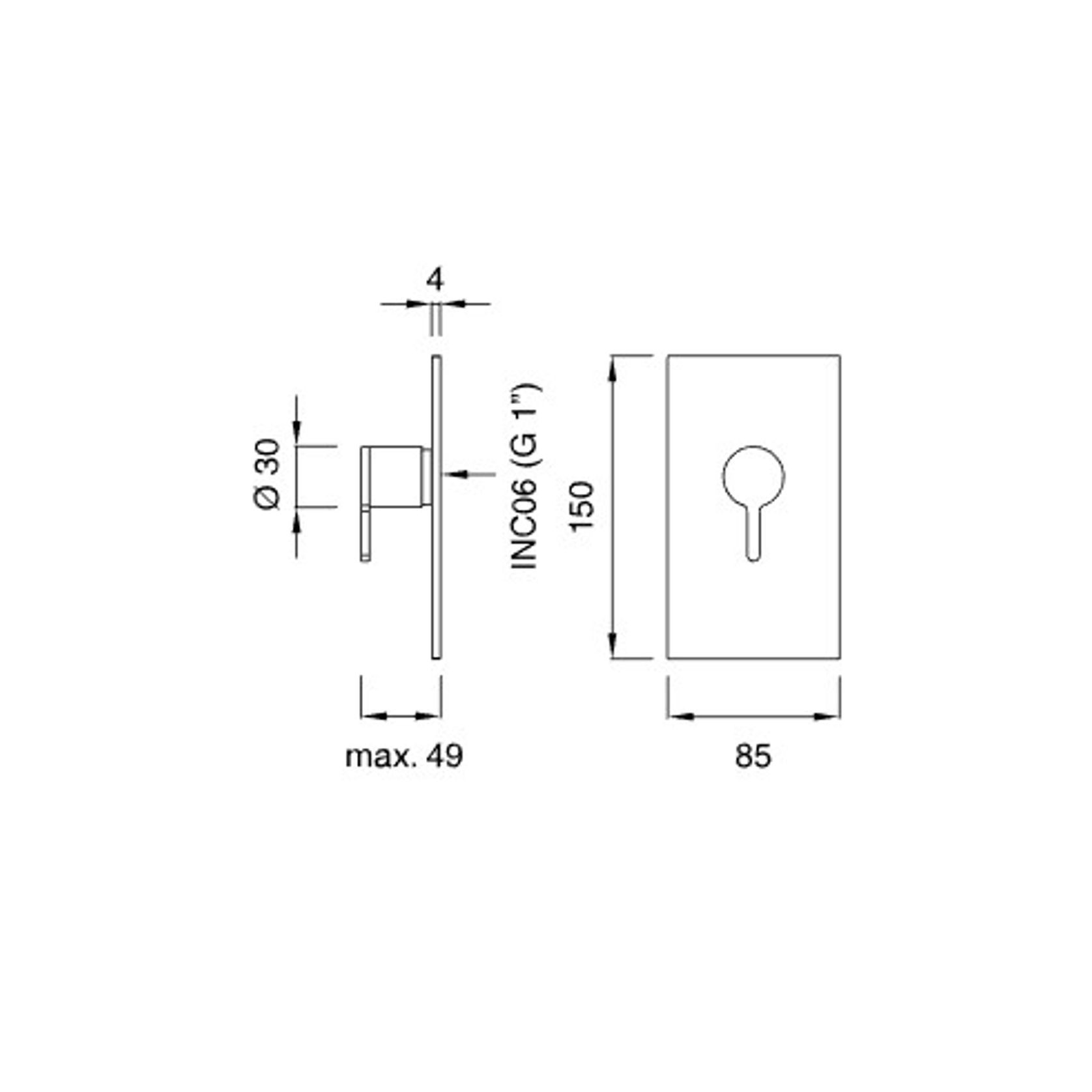 INNOVO Shut Off Valve With Flush Valve by CEA gallery detail image