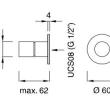 INNOVO Wall Mounted Thermostatic Mixer by CEA gallery detail image