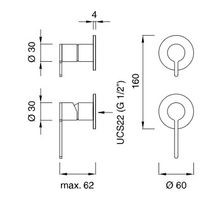 INNOVO Shower Mixer Set by CEA gallery detail image