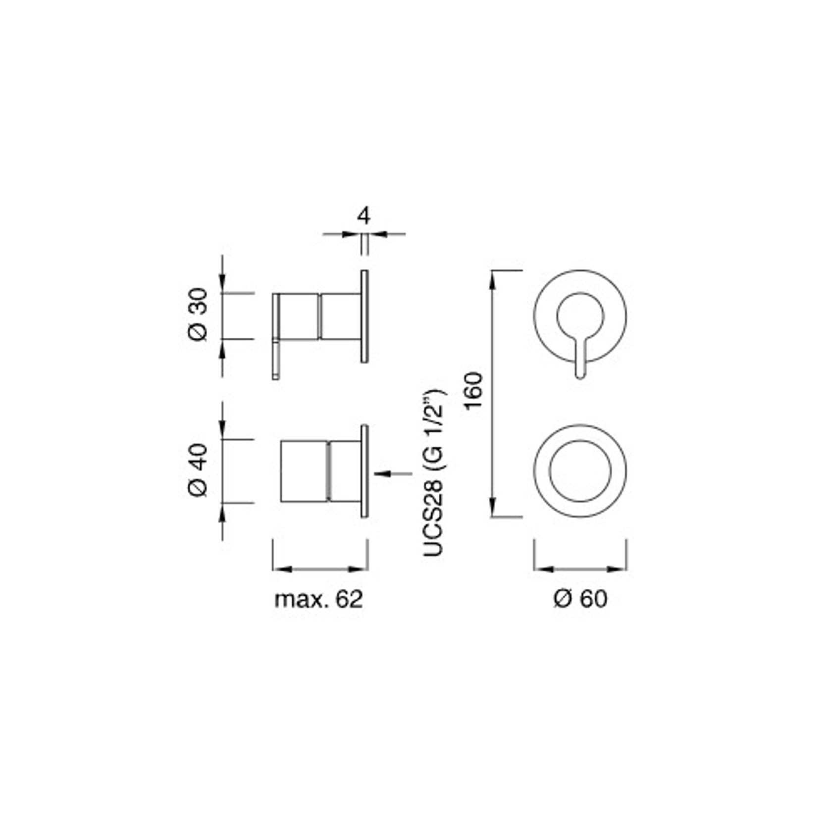 CEA INNOVO Thermostatic Shower Mixer gallery detail image