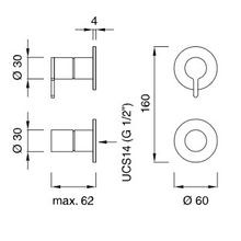 INNOVO Thermostatic Shower Mixer by CEA gallery detail image
