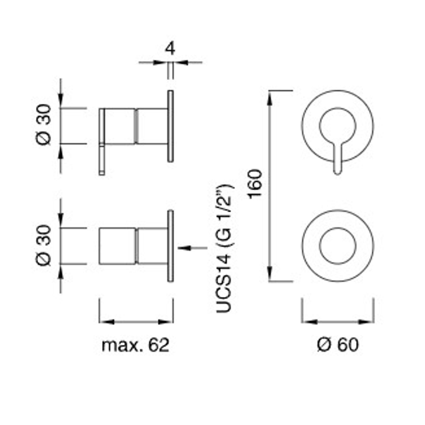 INNOVO Thermostatic Shower Mixer by CEA gallery detail image