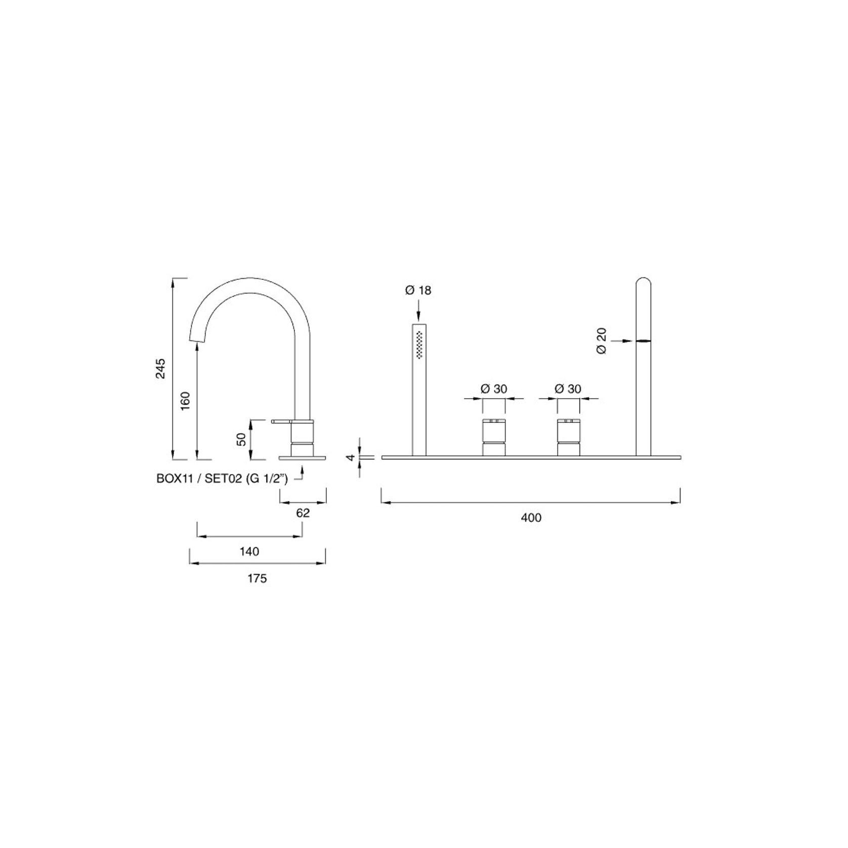 INNOVO Rim Mounted Set of 2 by CEA gallery detail image