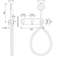 INNOVO Wall Mounted 2 Mixer Set by CEA gallery detail image