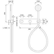 INNOVO Wall Mounted Thermostatic by CEA gallery detail image
