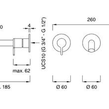 INNOVO 2 Hole Mixer by CEA gallery detail image