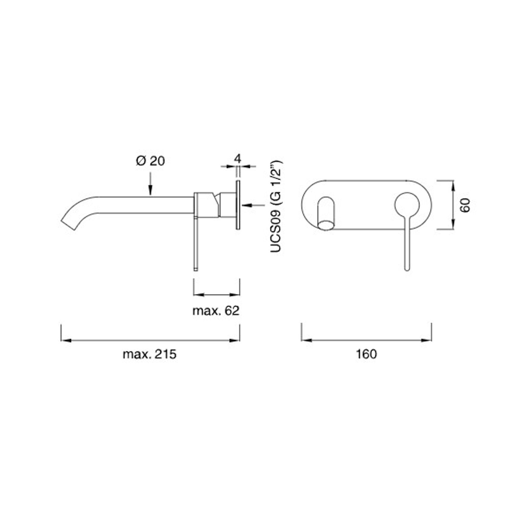 INNOVO Wall Mounted Mixer by CEA gallery detail image