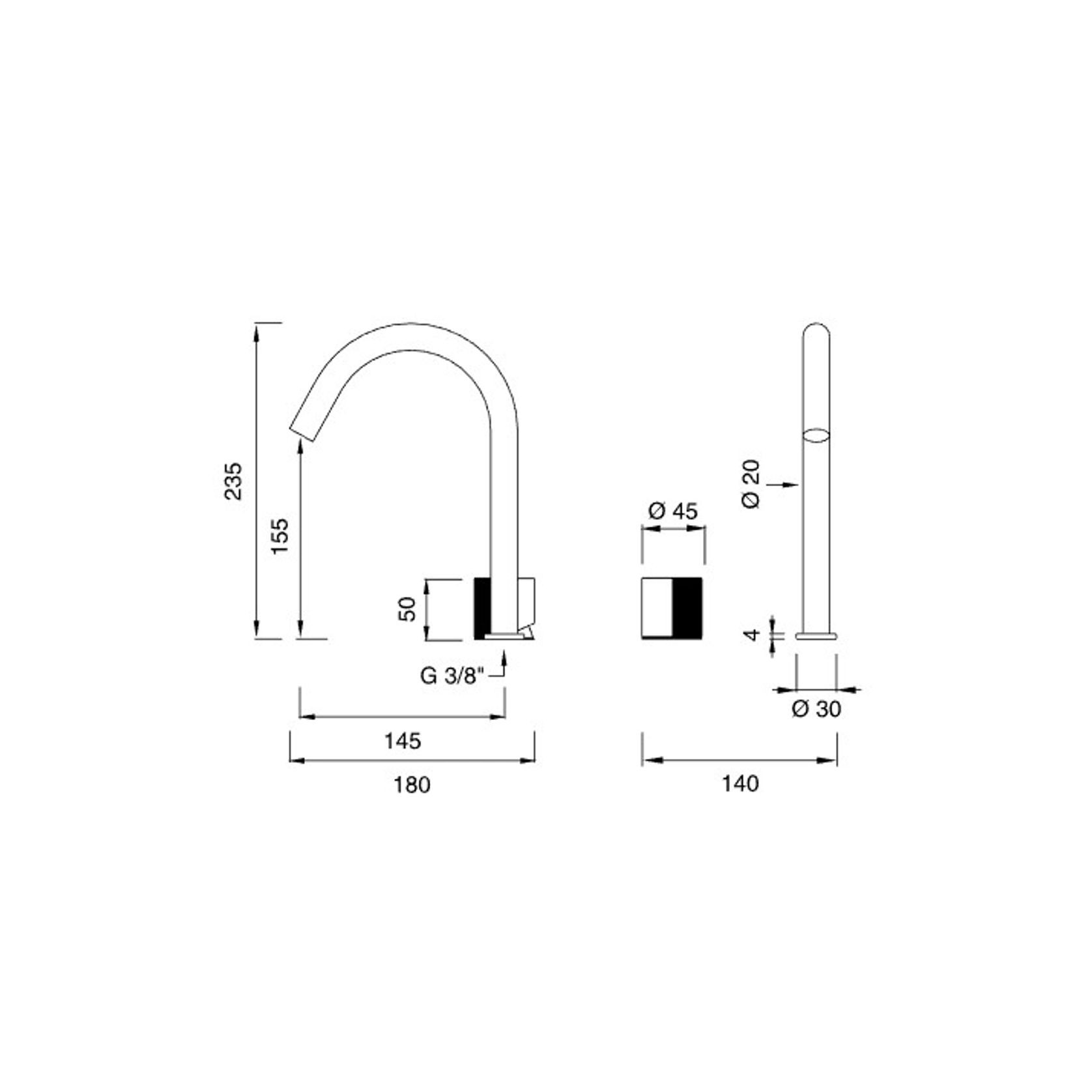 DUET Two Hole Mixer by CEA gallery detail image