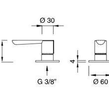 LUTEZIA PLUS Deck Mounted Single Handle Mixer by CEA gallery detail image