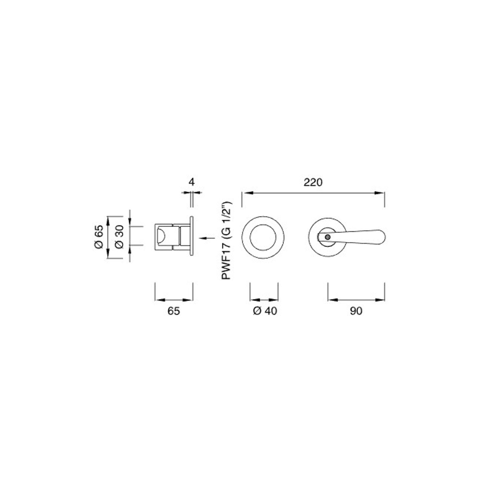 LUTEZIA PLUS Thermostatic Shower Mixer by CEA gallery detail image