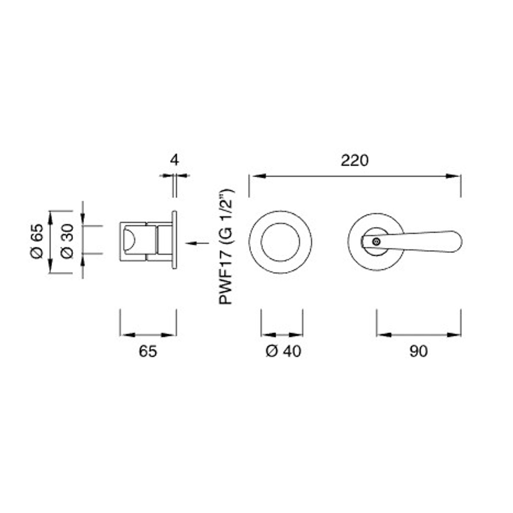 LUTEZIA PLUS Thermostatic Shower Mixer by CEA gallery detail image