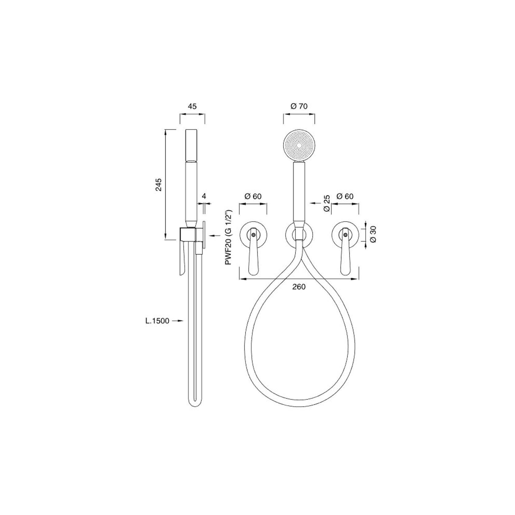 LUTEZIA PLUS Wall Mounted 2 Set by CEA gallery detail image