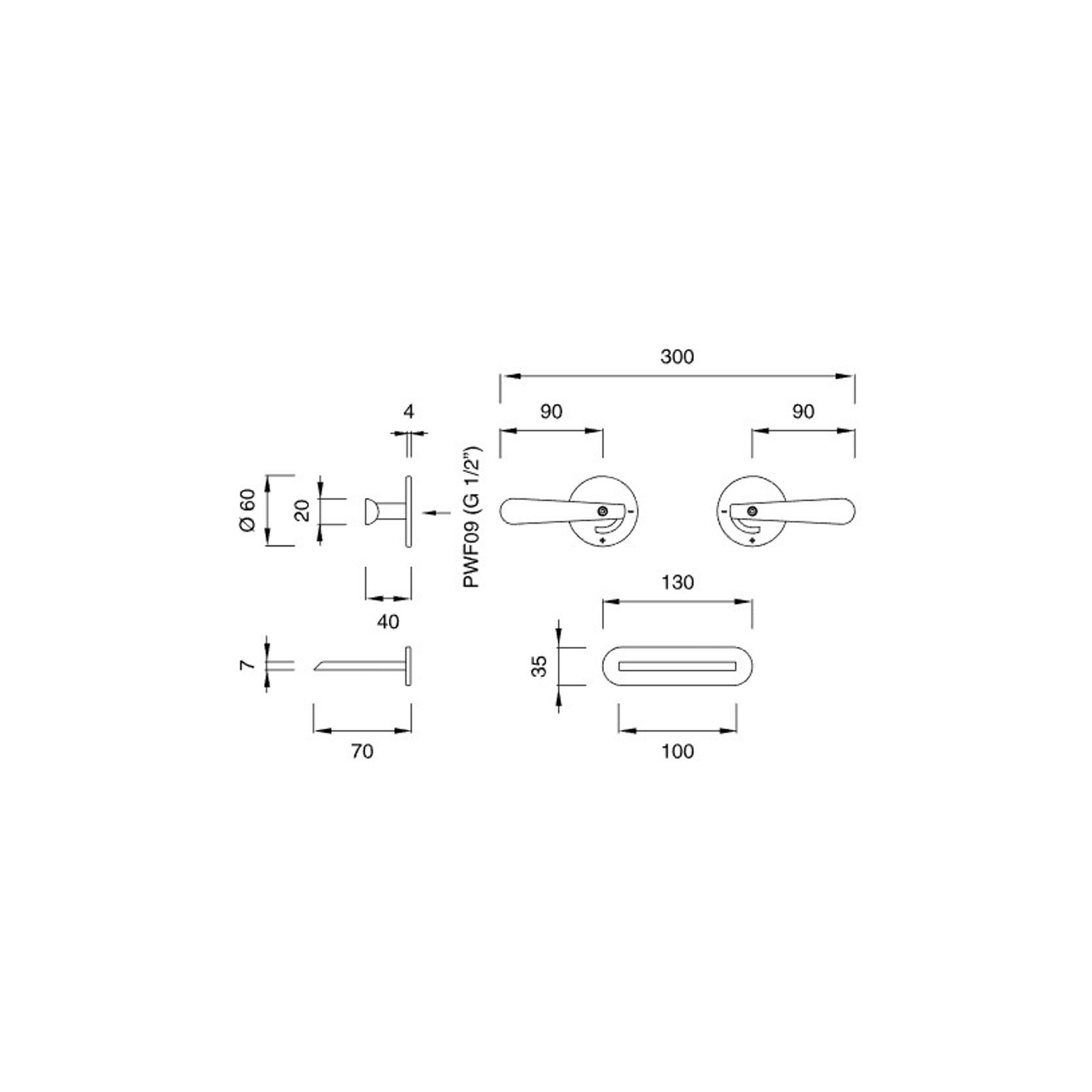 LUTEZIA Dual Handle Mixer by CEA gallery detail image