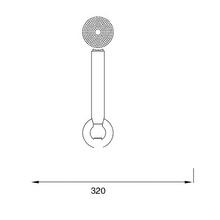 LUTEZIA Wall Mounted Mixer by CEA gallery detail image