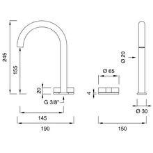 GIOTTO Two Hole Mixer by CEA gallery detail image